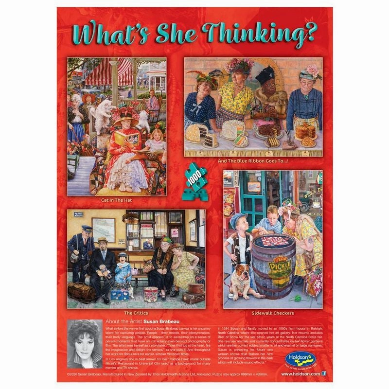 WHAT'S SHE THINKING? CAT IN THE HAT 1000 PIECE PUZZLE