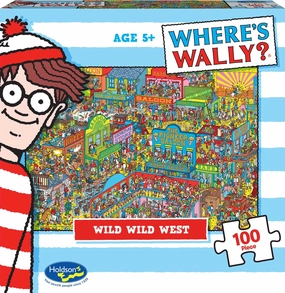 WHERE'S WALLY? WILD WILD WEST 100 PIECE MINI PUZZLE