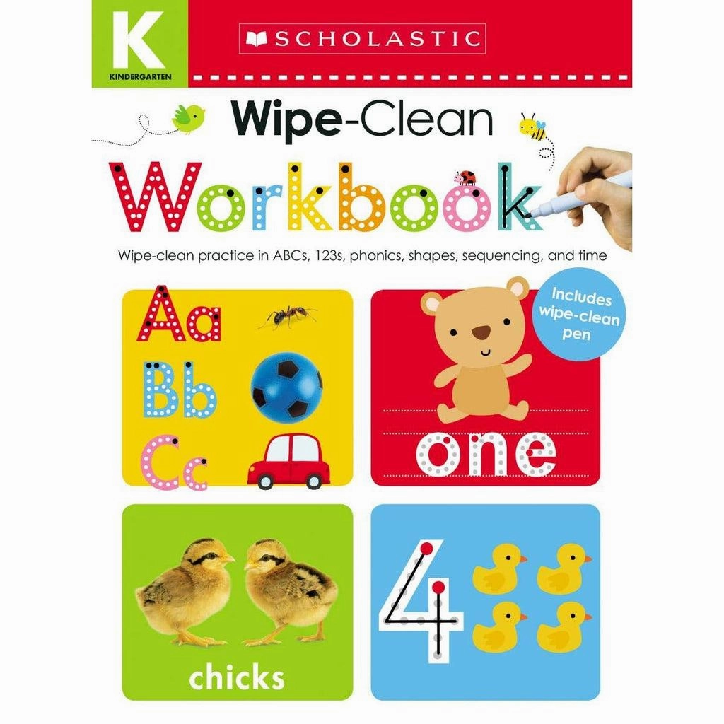 WipeClean Workbook: Grade K