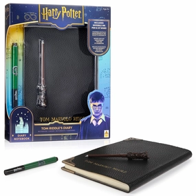 Wizarding World Harry Potter Tom Riddle's Diary Set with Slytherin UV Pen & Magic Wand