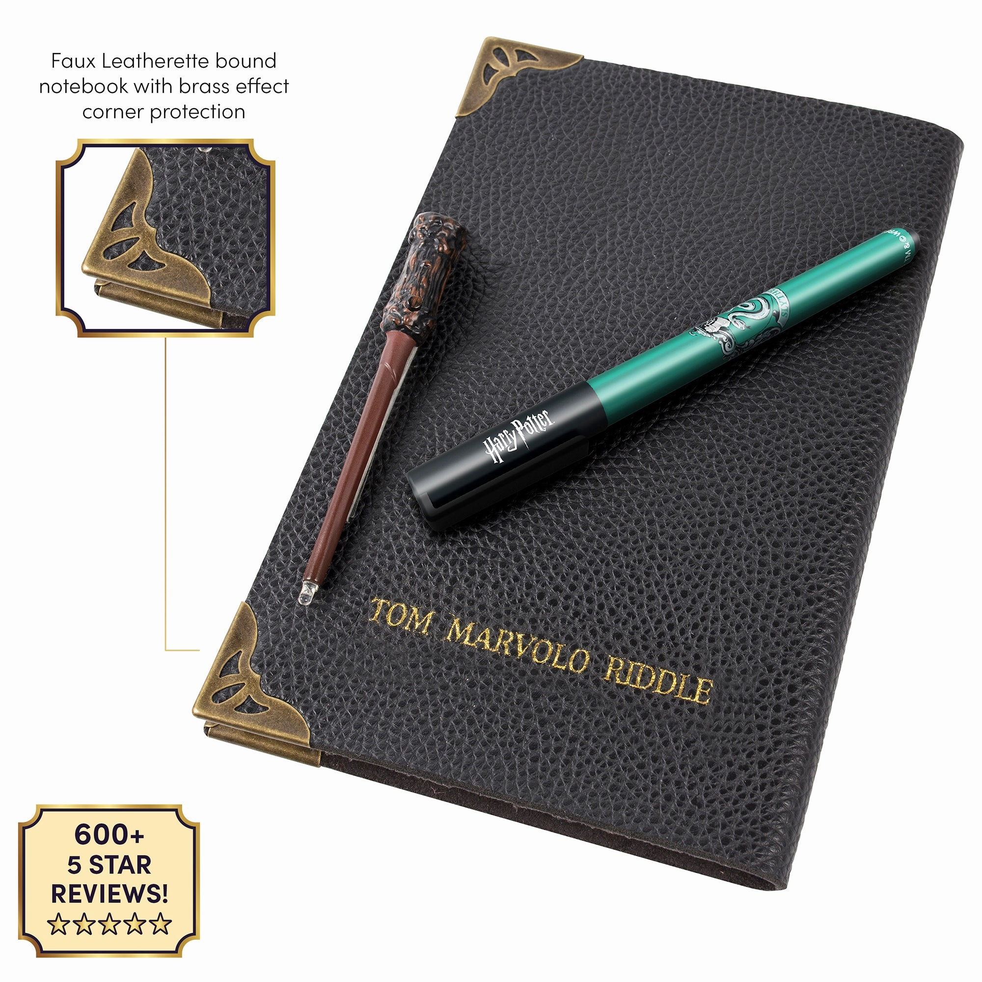 Wizarding World Harry Potter Tom Riddle's Diary Set with Slytherin UV Pen & Magic Wand