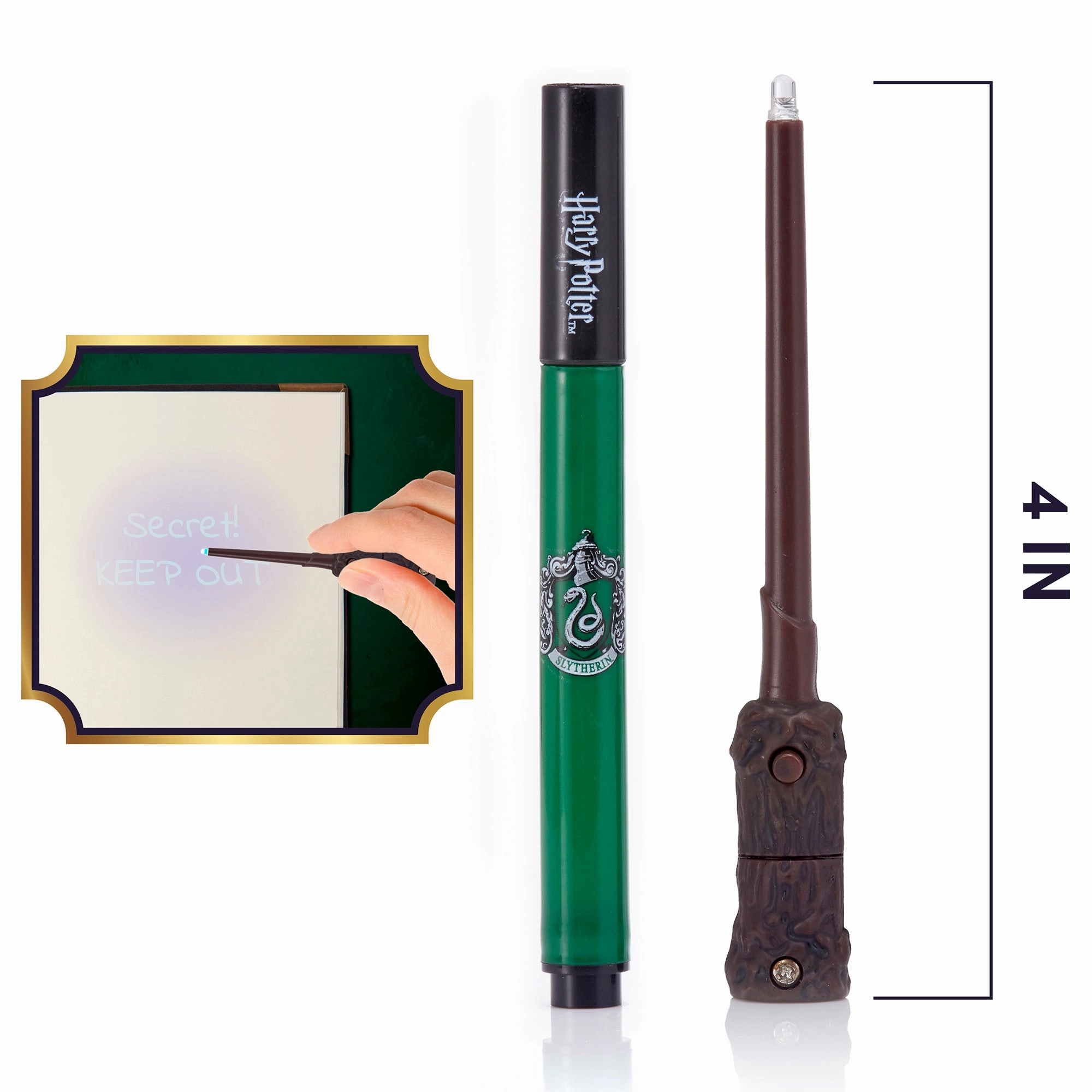 Wizarding World Harry Potter Tom Riddle's Diary Set with Slytherin UV Pen & Magic Wand