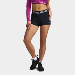 Womens Nike Nike Pro Women's 3" Shorts / Black