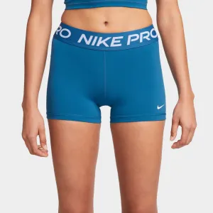 Womens Nike Nike Pro Women's 3" Shorts / Blue