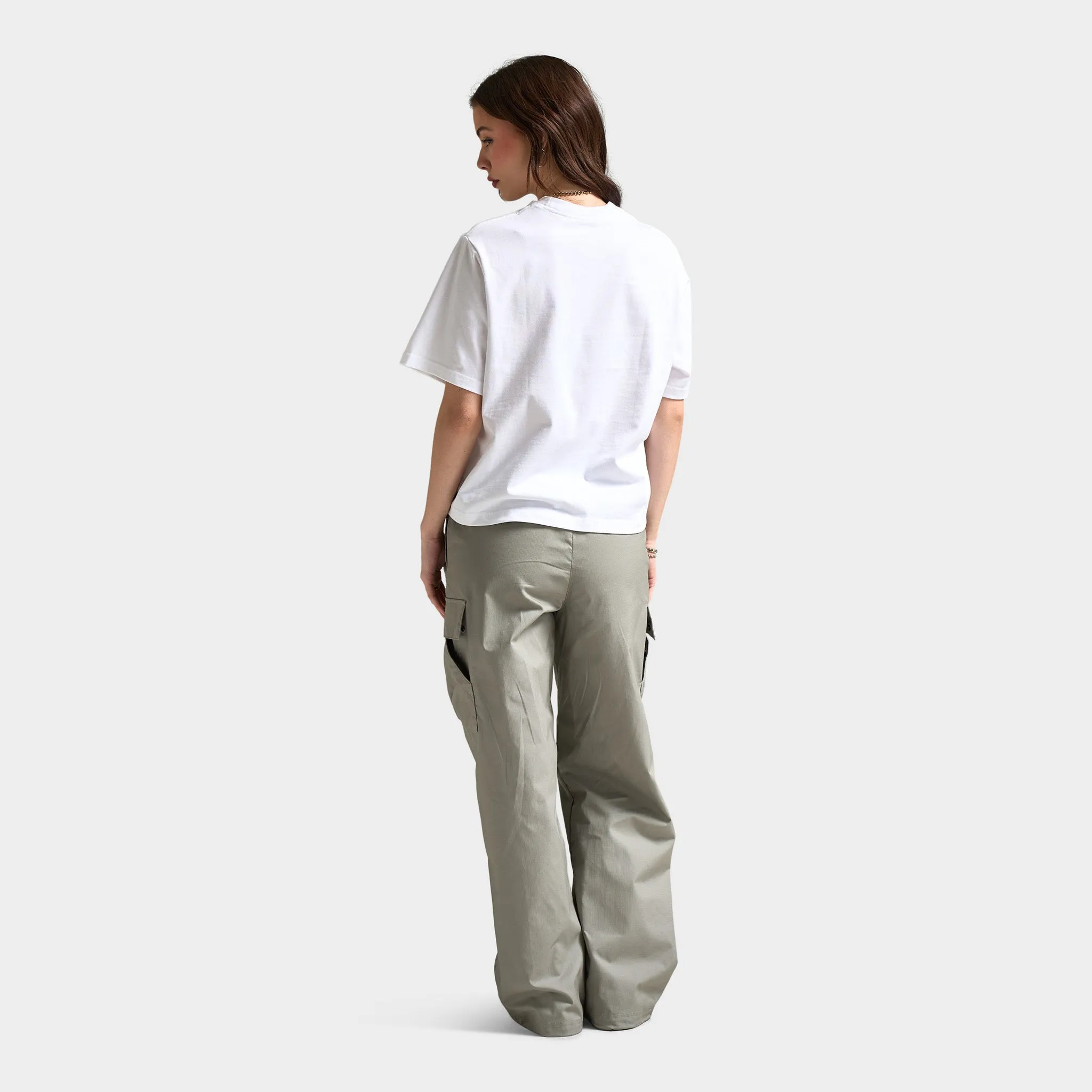 Womens Nike Nike Sportswear Women's Essential Boxy T-Shirt White / Black
