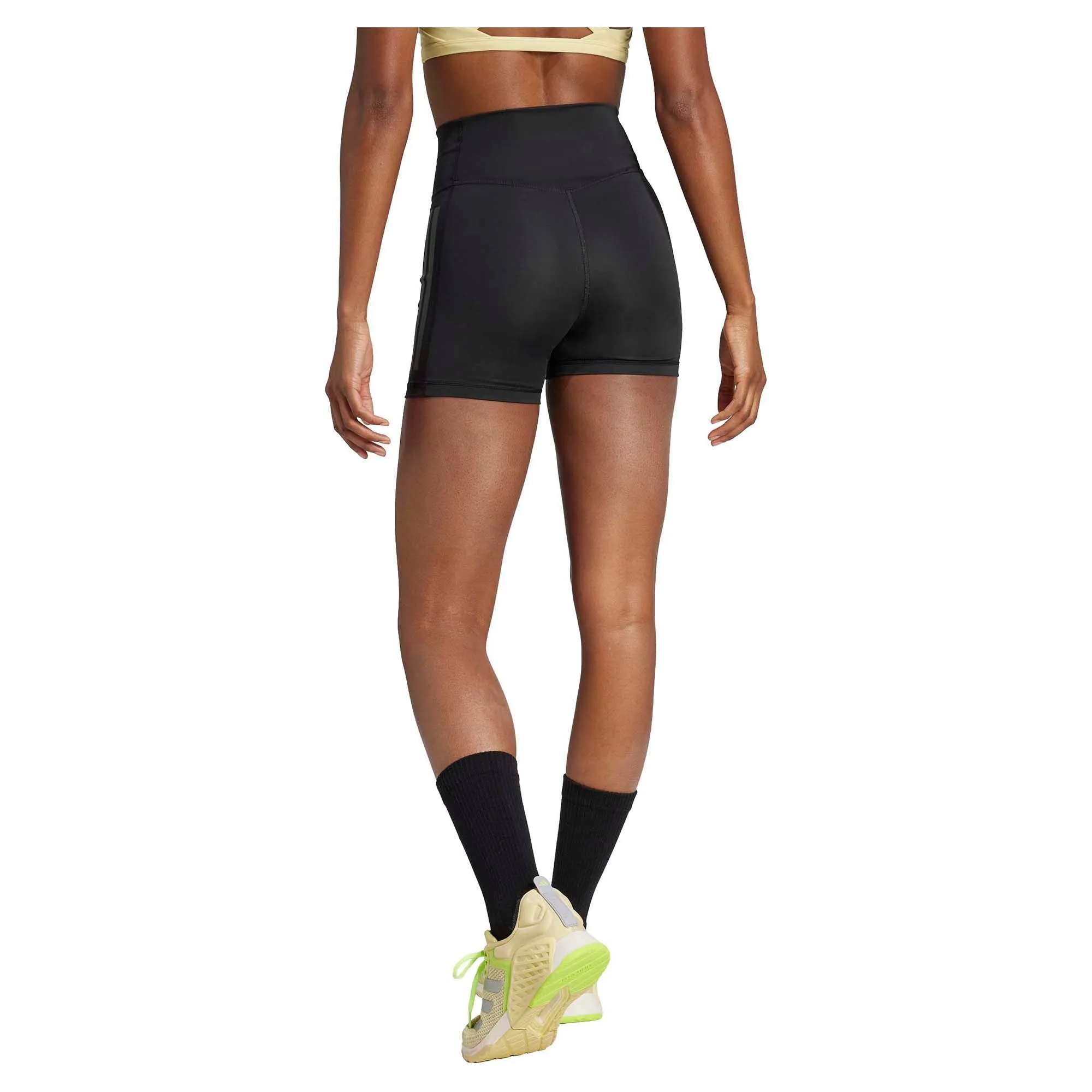 Women's Optime 3-Stripes 1/4 5 Inch Bike Shorts