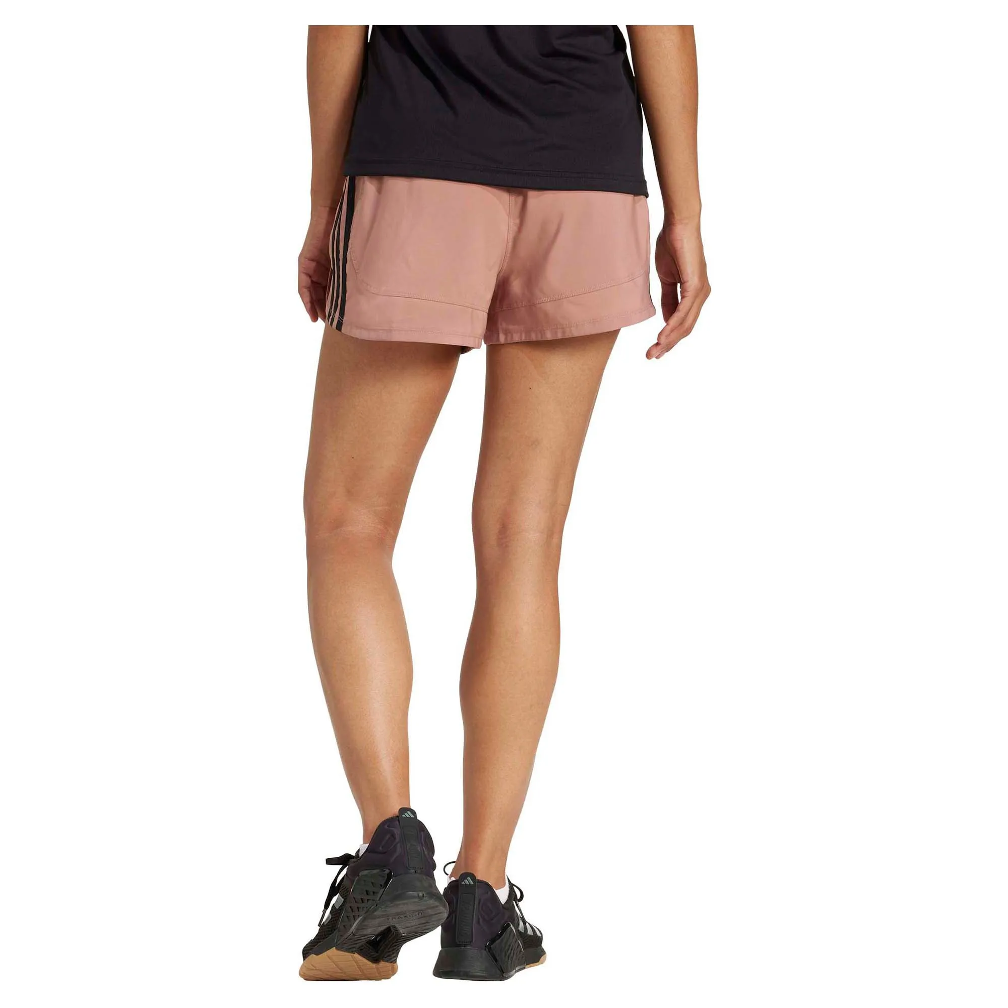 Women's Pacer Training 3-Stripes Woven High-Rise 3 Inch Shorts