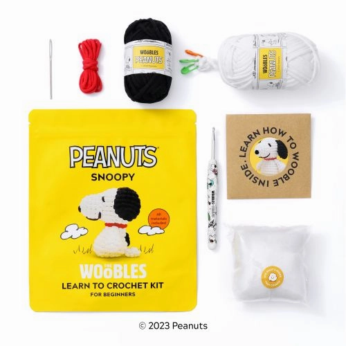 Woobles Snoopy Beginner-Friendly Crochet Kit