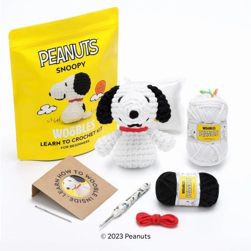 Woobles Snoopy Beginner-Friendly Crochet Kit