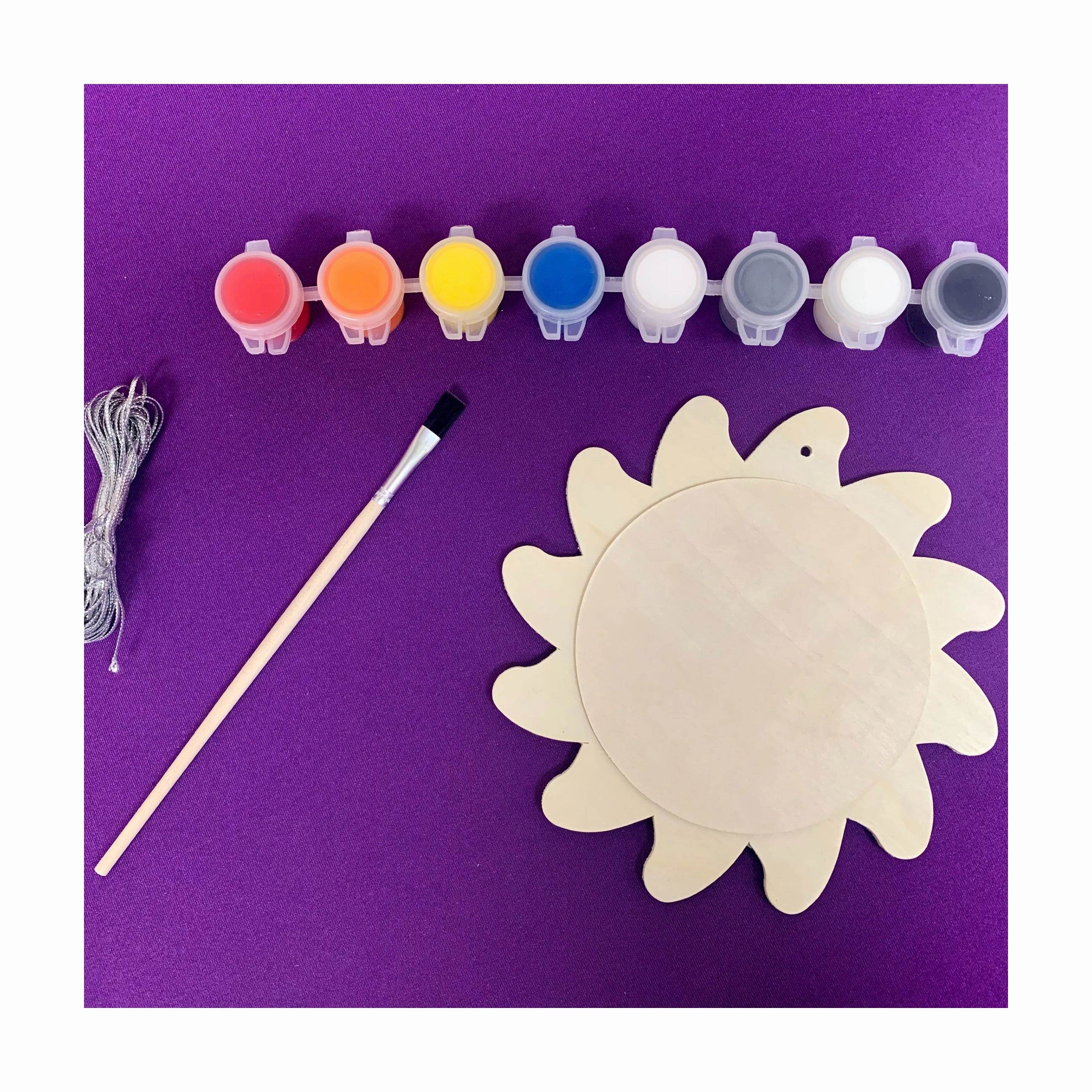Works of Ahhh... NASA Solar System Mobile Wood Paint Kit
