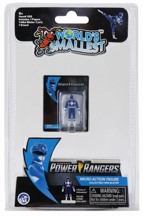World's Smallest Action Figure Power Rangers Blue Ranger