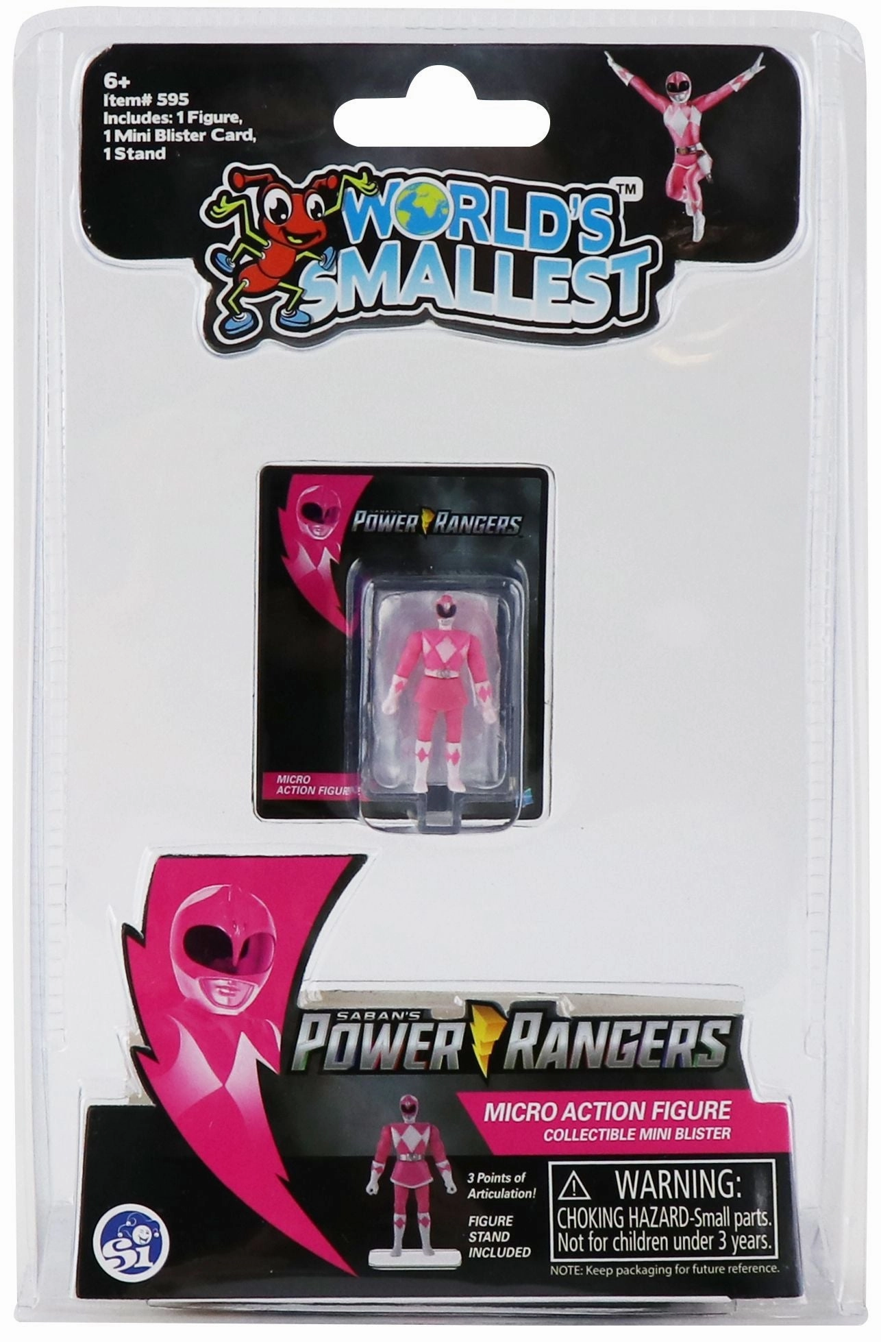 World's Smallest Action Figure Power Rangers Pink Ranger