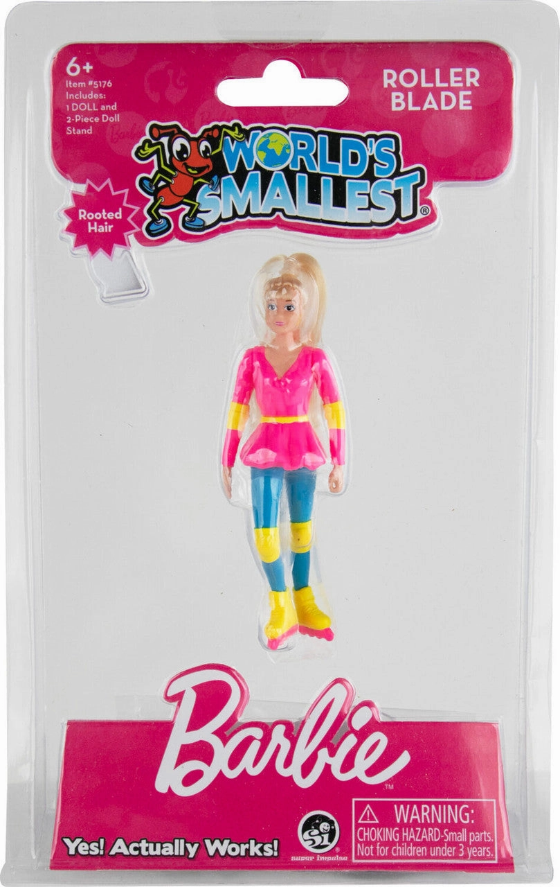 Worlds Smallest Posable Barbie (Rollerblade & Cowgirl)
