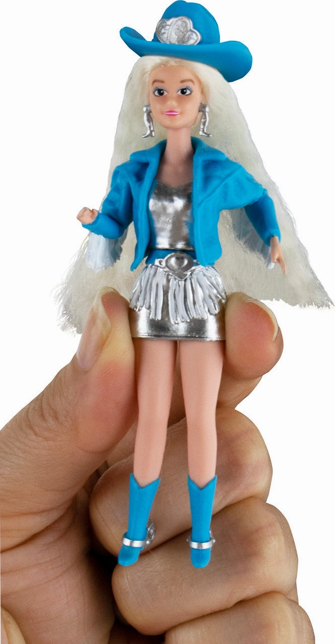 Worlds Smallest Posable Barbie (Rollerblade & Cowgirl)