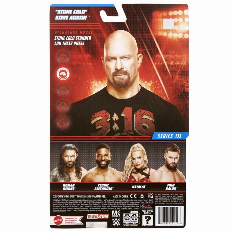 WWE Basic Action Figure Series 133 - Stone Cold Steve Austin