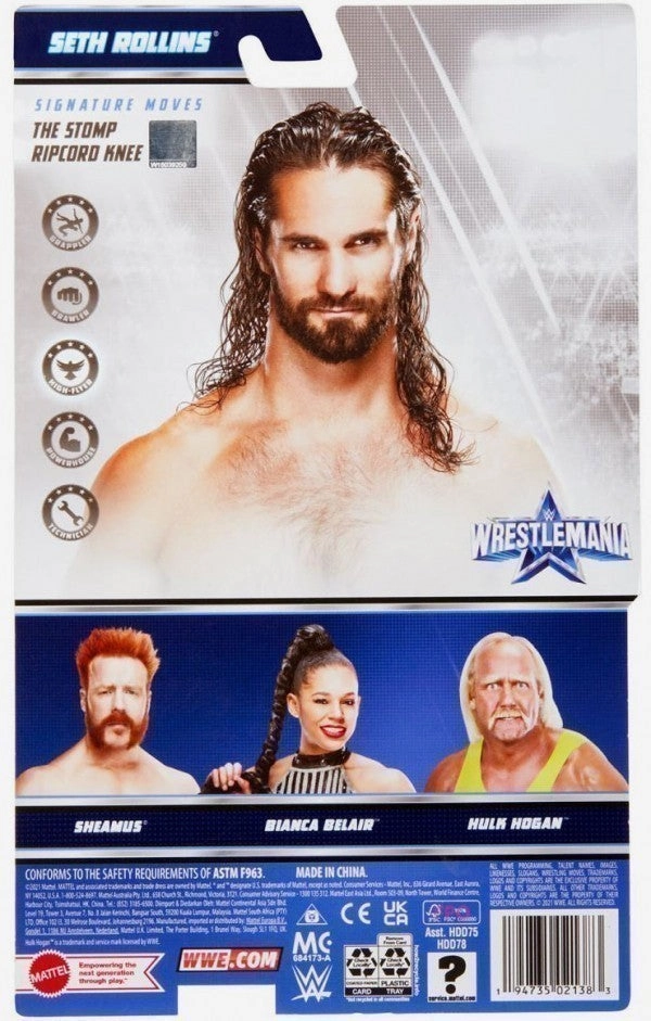 WWE Wrestlemania Basic Figure Seth Rollins