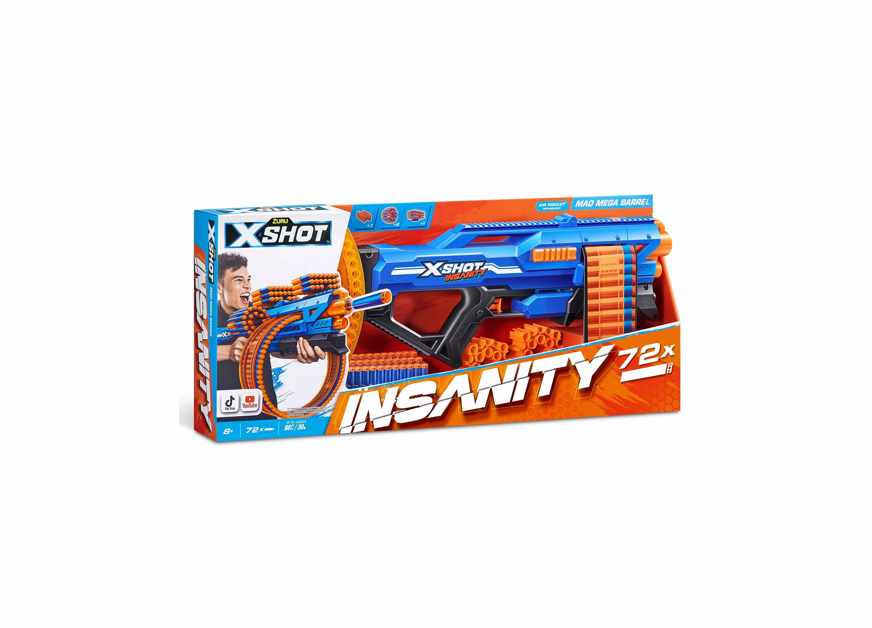 X-Shot Insanity Series 1 Mad Mega Barrel Blaster