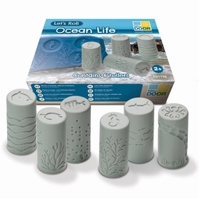 Yellow Door Let's Roll  Ocean Life Exploration Rollers, Set of 6