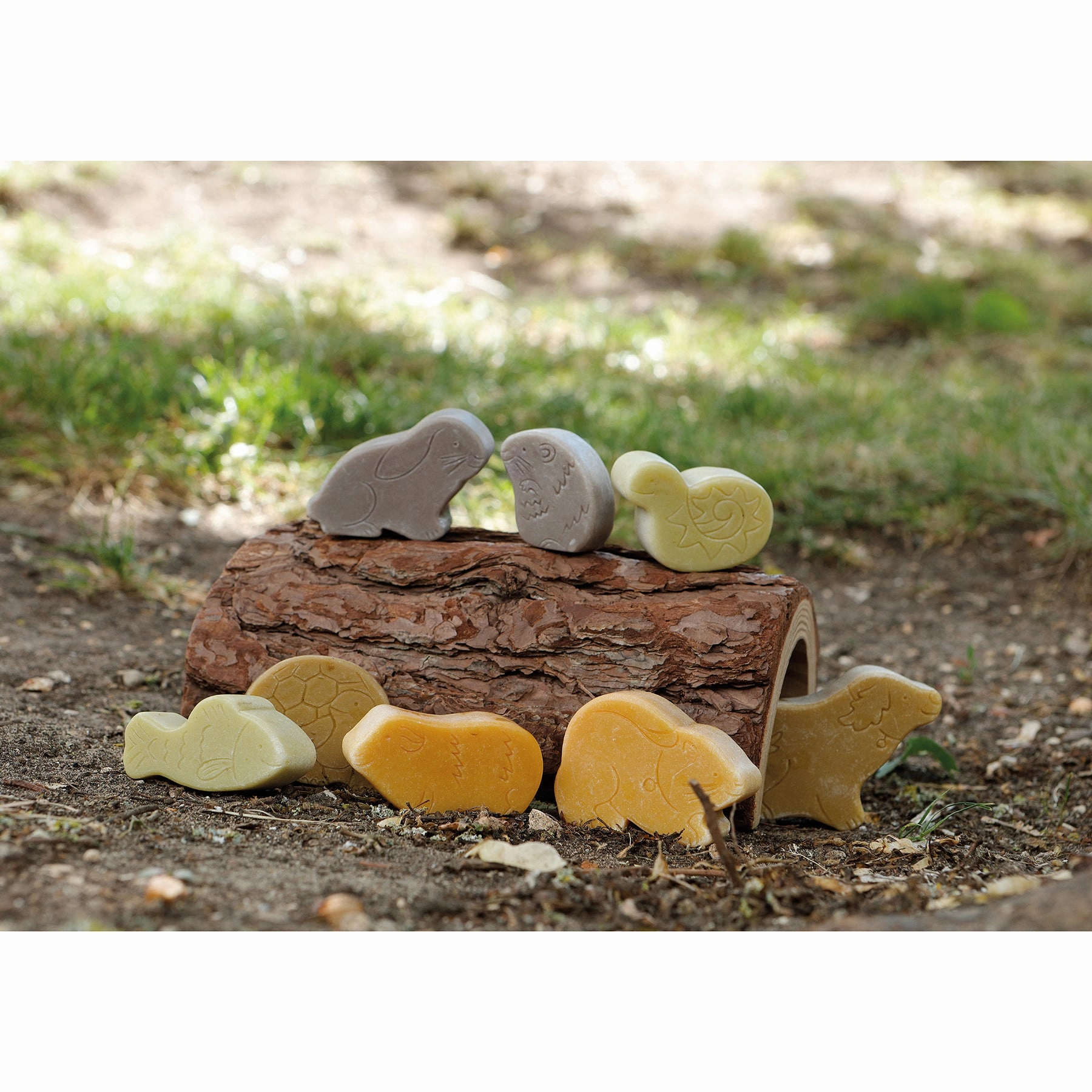 Yellow Door Little Lands  Durable Stone Pets Playset, Set of 8