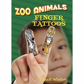 Zoo Animals Finger Tattoos
