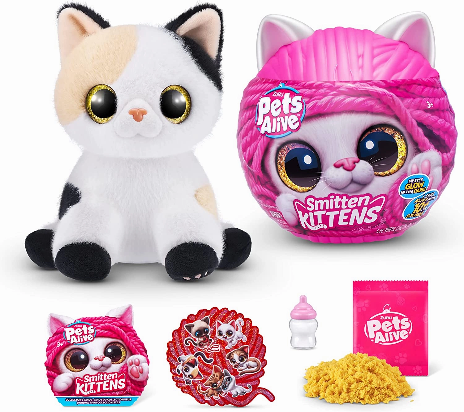 ZURU Pets Smitten Kitten's Interactive Plush