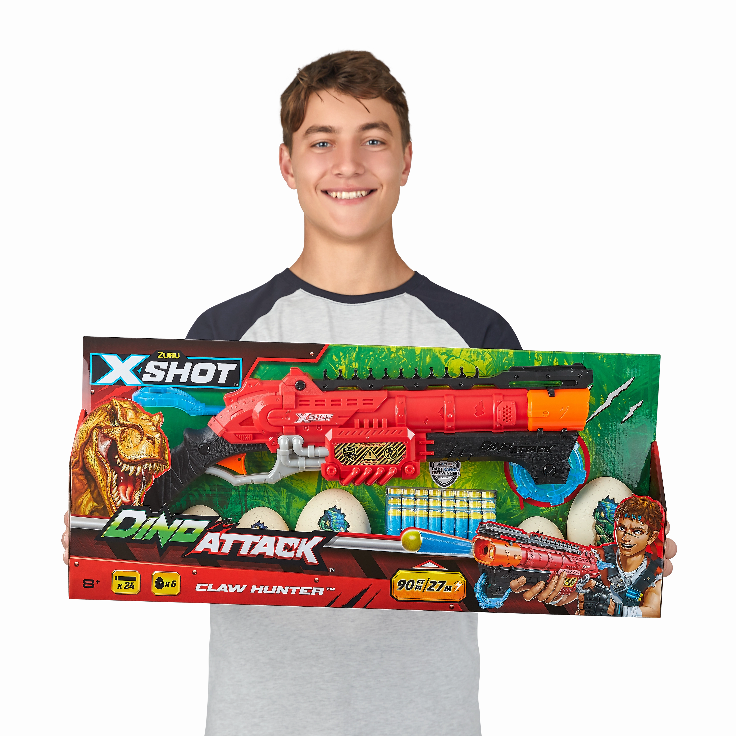 ZURU X Shot Dino Attack Claw Hunter Dart Blaster