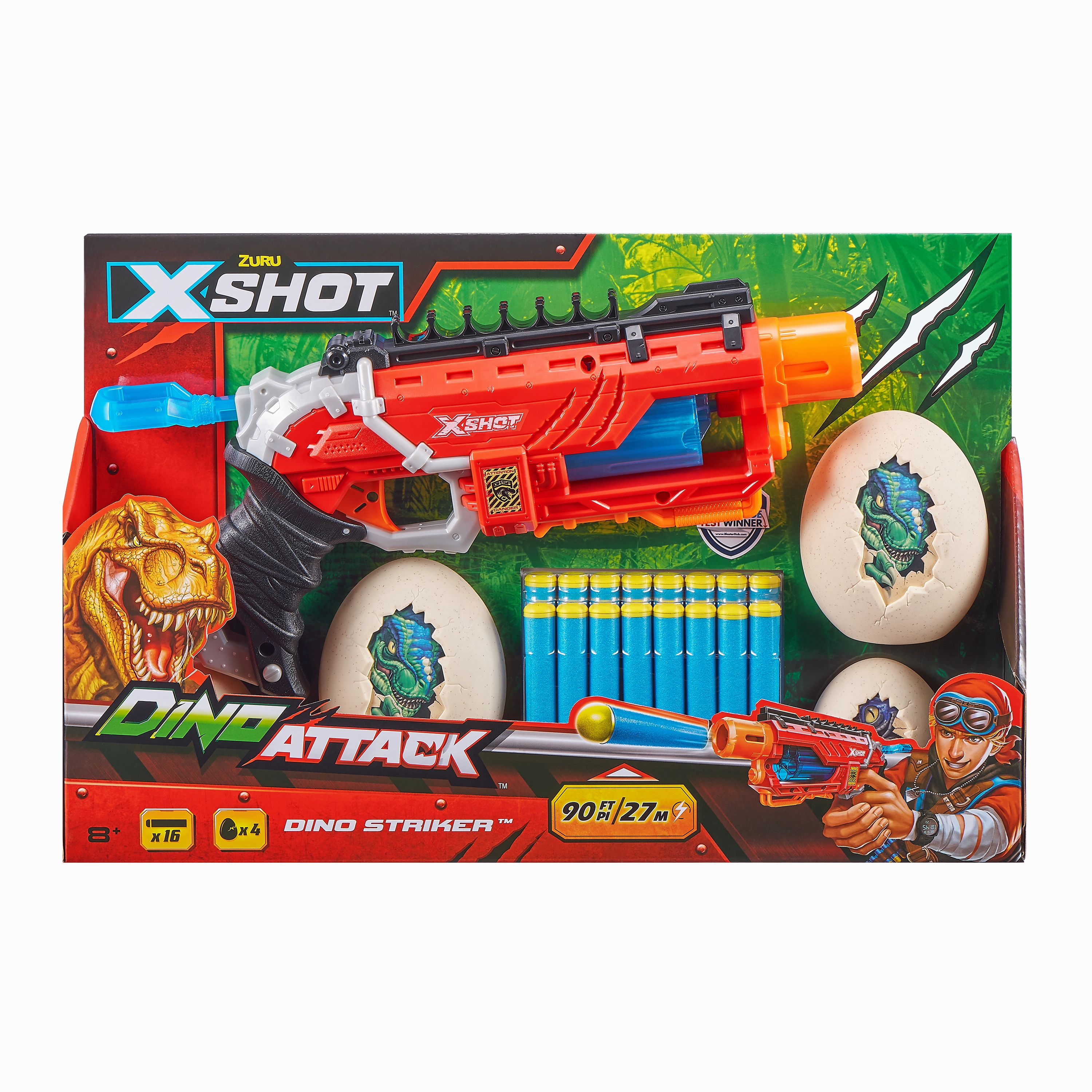 ZURU X Shot Dino Attack Dino Striker Dart Blaster