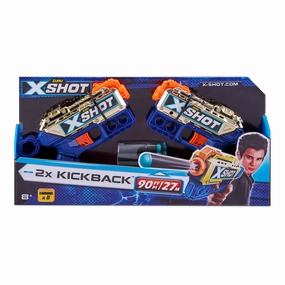 ZURU X Shot Royale Edition 2X Kickback Golden Dart Blaster