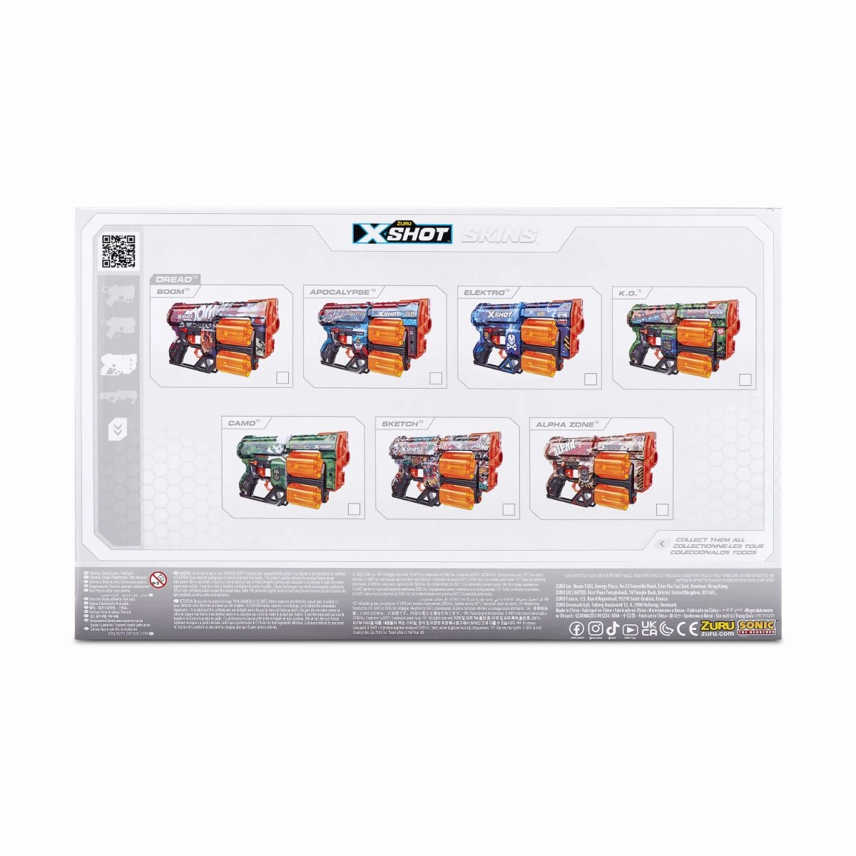 ZURU X Shot Skins Dread Dart Blaster K.O.