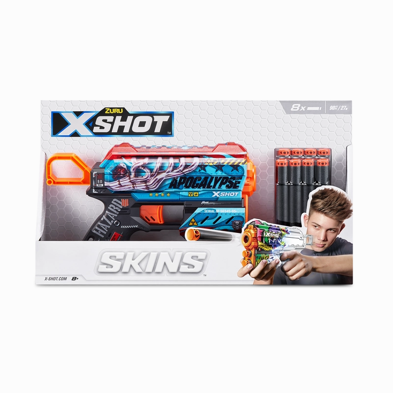 ZURU X Shot Skins Flux Dart Blaster Apocalypse