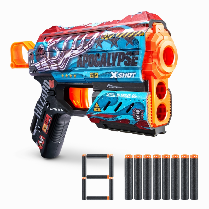 ZURU X Shot Skins Flux Dart Blaster Apocalypse