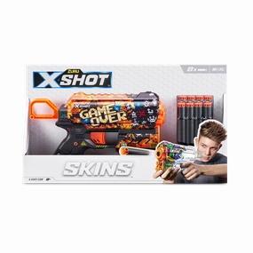 ZURU X Shot Skins Flux Dart Blaster Game Over