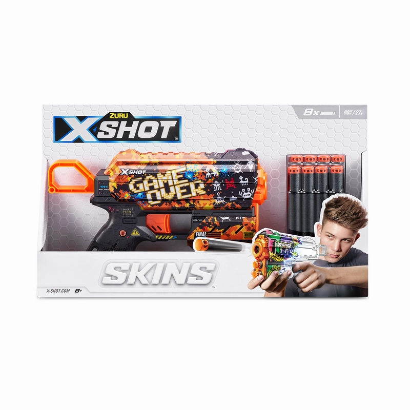 ZURU X Shot Skins Flux Dart Blaster Game Over