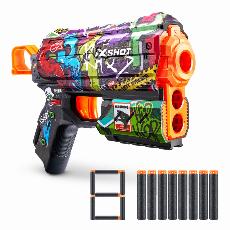 ZURU X Shot Skins Flux Dart Blaster Graffiti