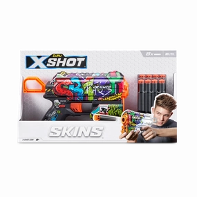 ZURU X Shot Skins Flux Dart Blaster Graffiti