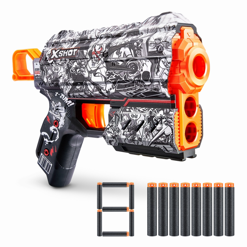 ZURU X Shot Skins Flux Dart Blaster Illustrate