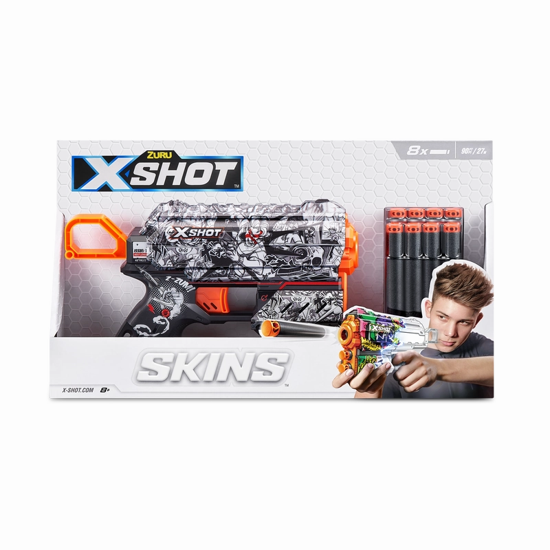 ZURU X Shot Skins Flux Dart Blaster Illustrate