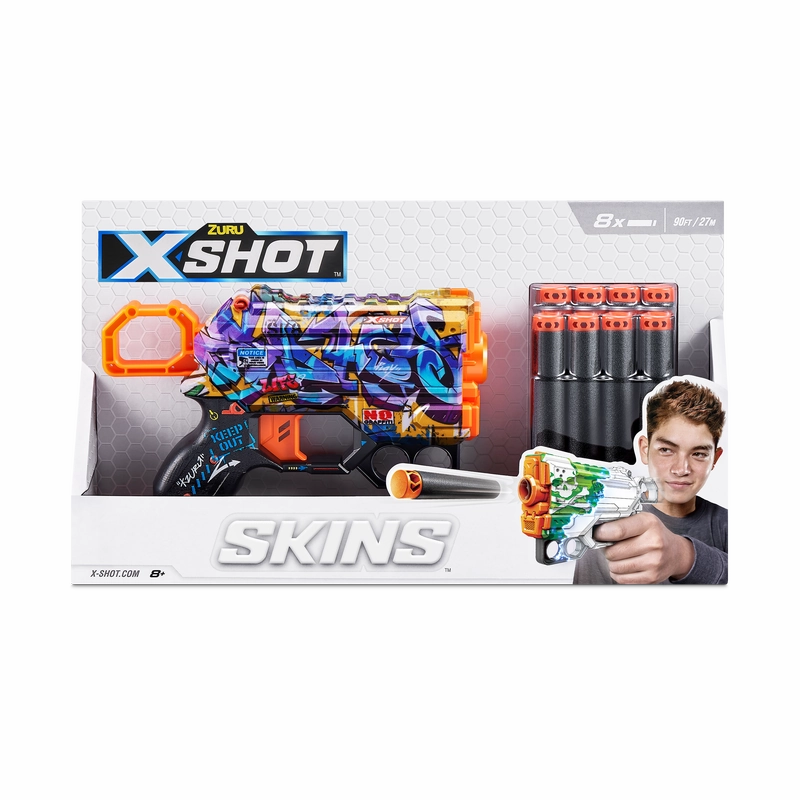 ZURU X Shot Skins Menace Dart Blaster Spray Tag